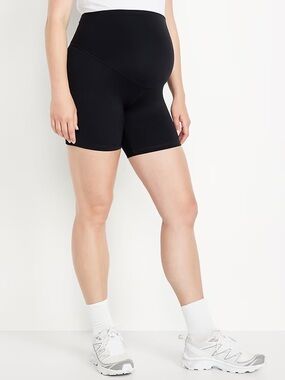 Old Navy Black Maternity Bike Shorts